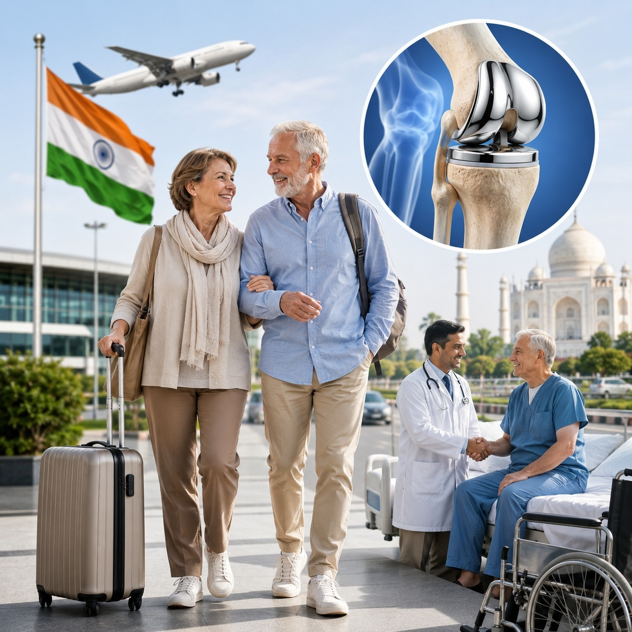 Bone Klinik hospital setting for international patients travelling to India